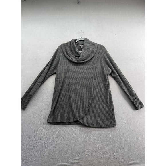 A Pea in the Pod Sweaters - A Pea In The Pod Sweater Womens Small Gray Cowl Neck Nursing Ribbed Tunic Top